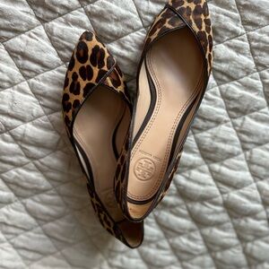 Tory Burch Animal Print Flats